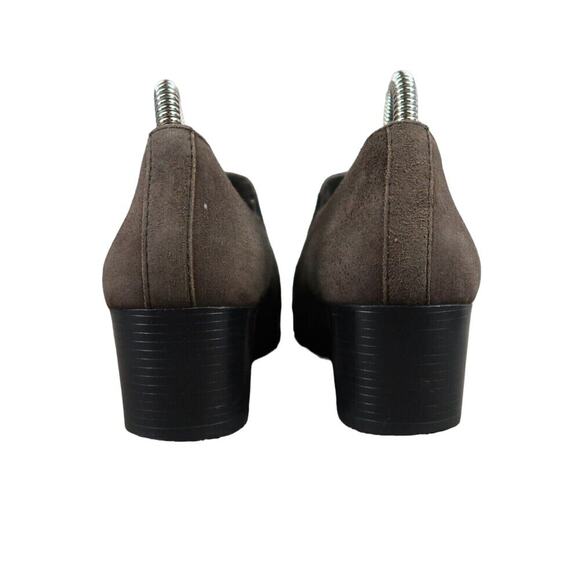 Munro Shoes Womens 8.5 Bootie Fashion Annee Professional Comfort Suede Brown Zip - Picture 5 of 14